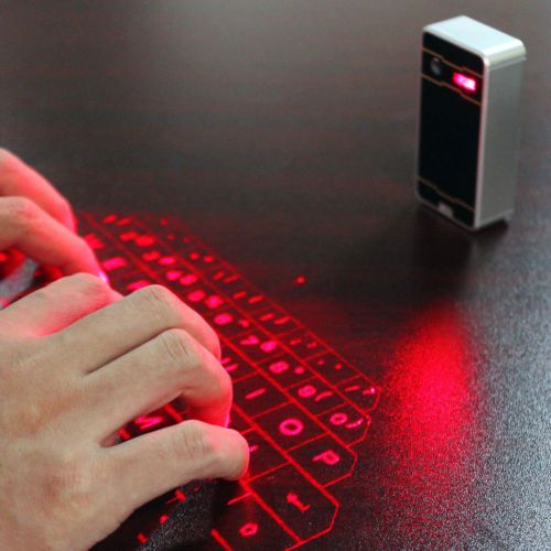 Projection Virtual Laser keyboards mouse Wireless Bluetooth - zum Schließen ins Bild klicken